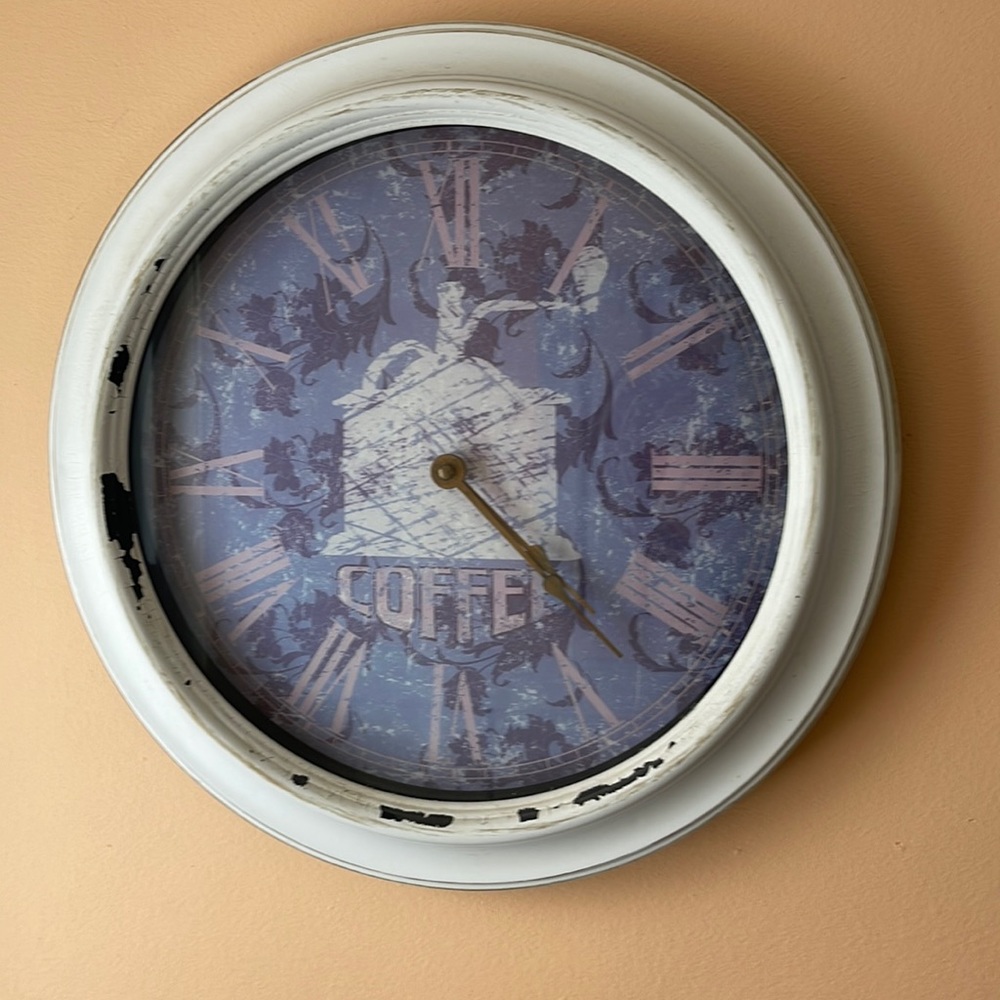 Cute coffee clock